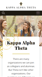 Mobile Screenshot of kappaalphatheta.org